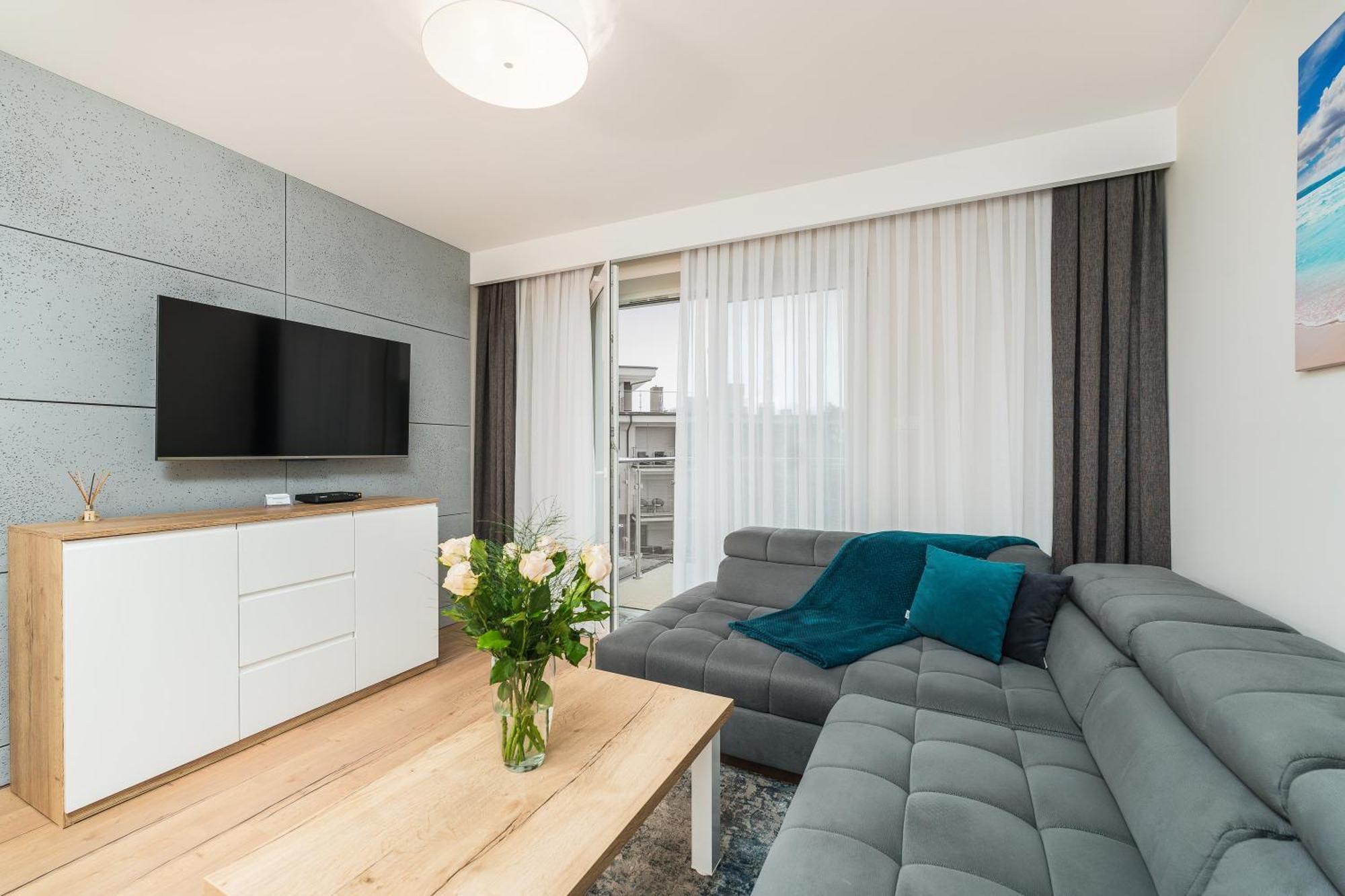 Apartament Szafir W Budynku Basenowym Morska Klifowa Rewal Extérieur photo