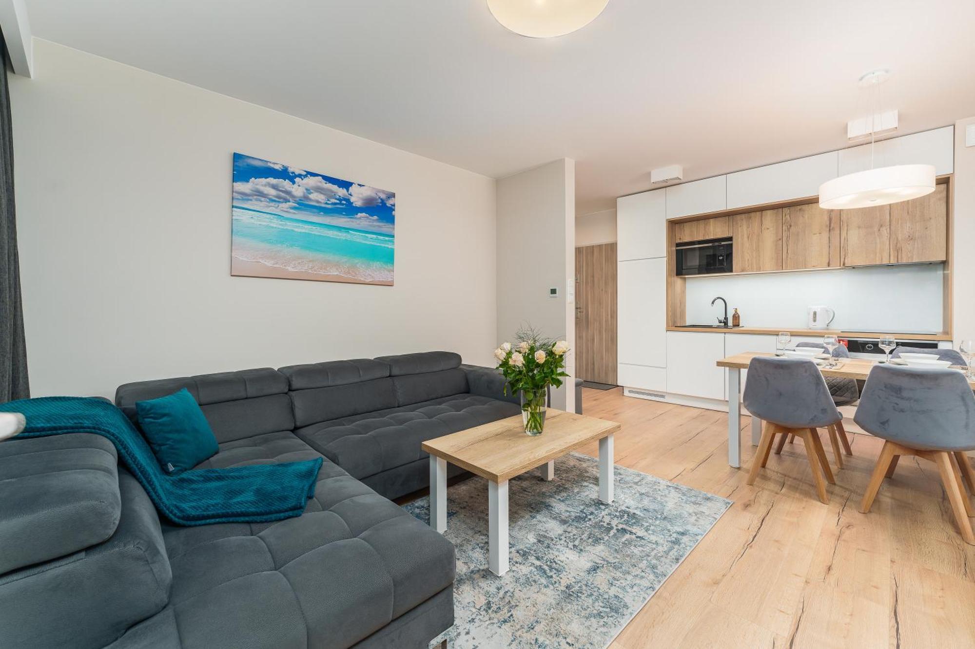 Apartament Szafir W Budynku Basenowym Morska Klifowa Rewal Extérieur photo