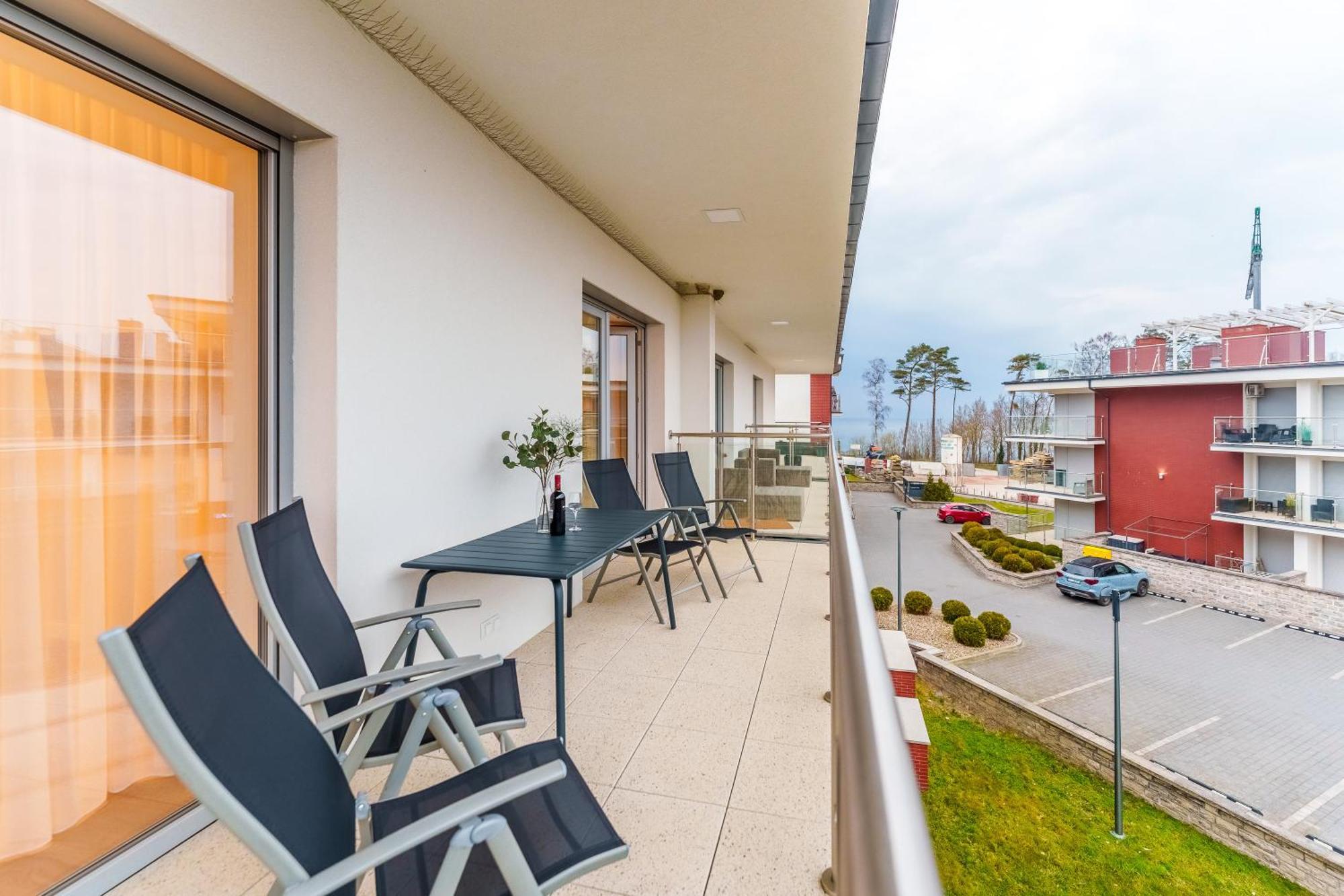 Apartament Szafir W Budynku Basenowym Morska Klifowa Rewal Extérieur photo